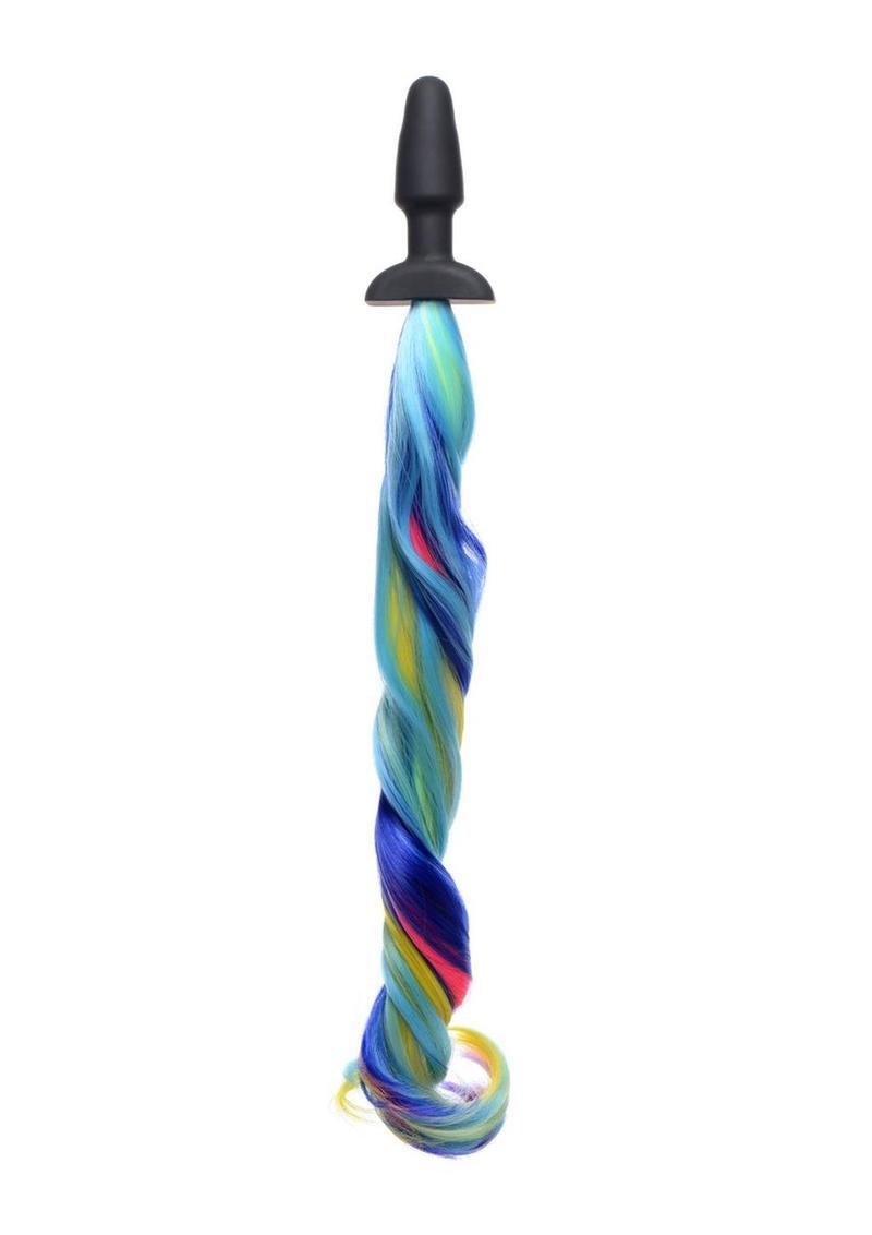 Tailz Pony Tail Anal Plug - Multicolor/Rainbow
