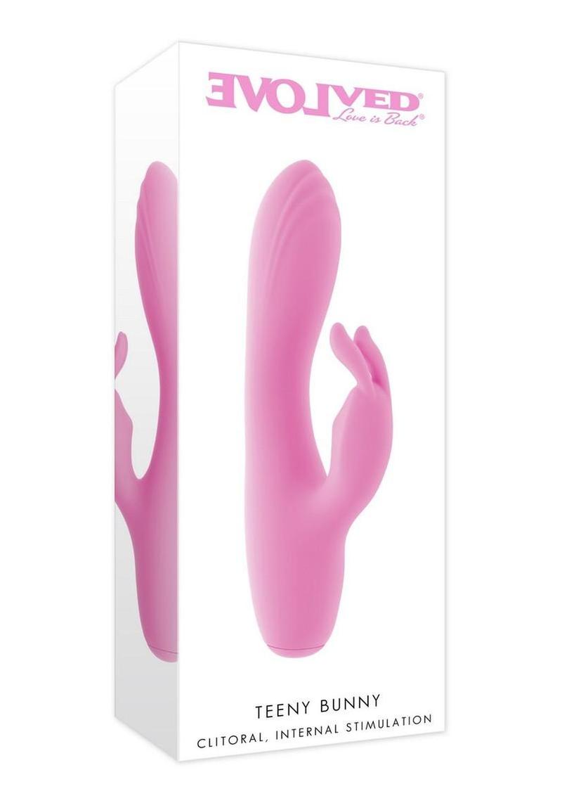 Teeny Bunny Rechargeable Silicone Rabbit Vibrator - Pink