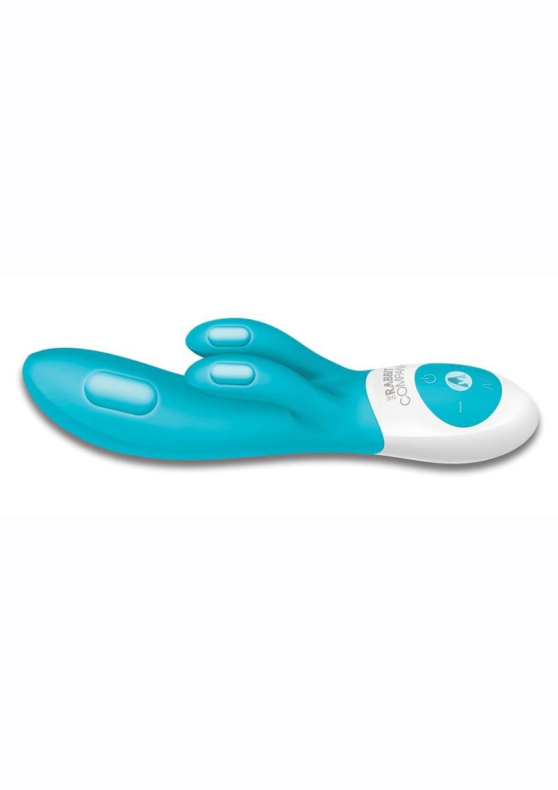 The Rumbly Rabbit Rechargeable Silicone Rabbit Vibrator - Blue