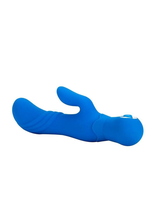 Thumper G Silicone Rabbit Vibrator - Blue