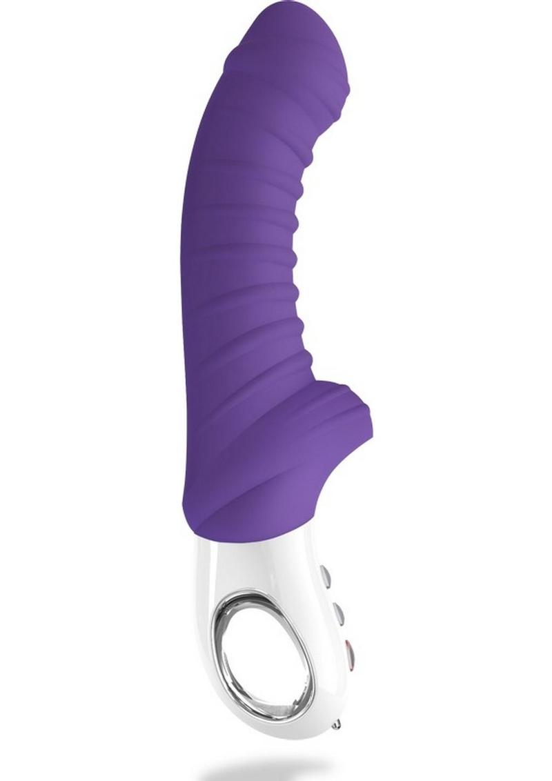Tiger G5 Silicone Vibrator - Purple/Violet