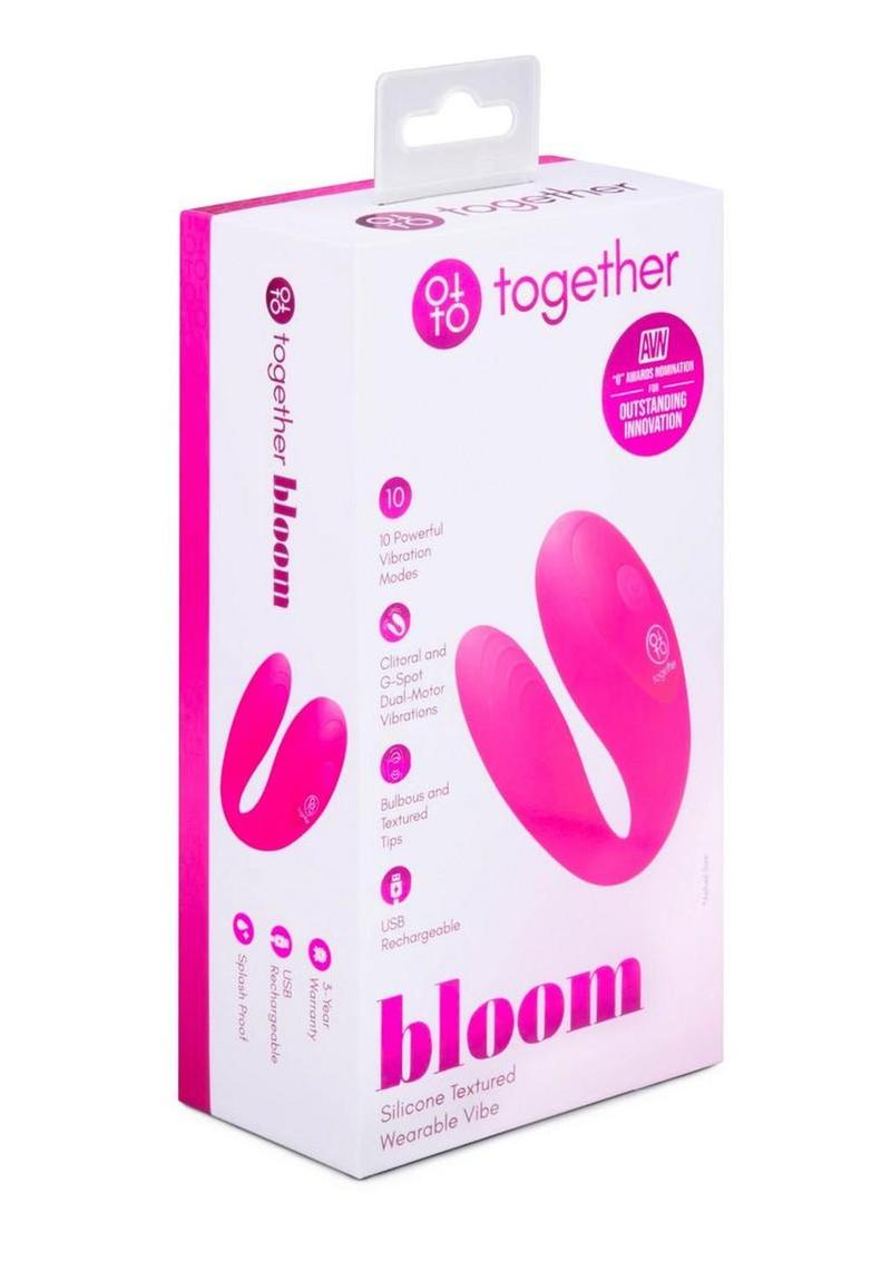 Together Bloom Wearable Silicone Rechargeable Vibrator - Pink
