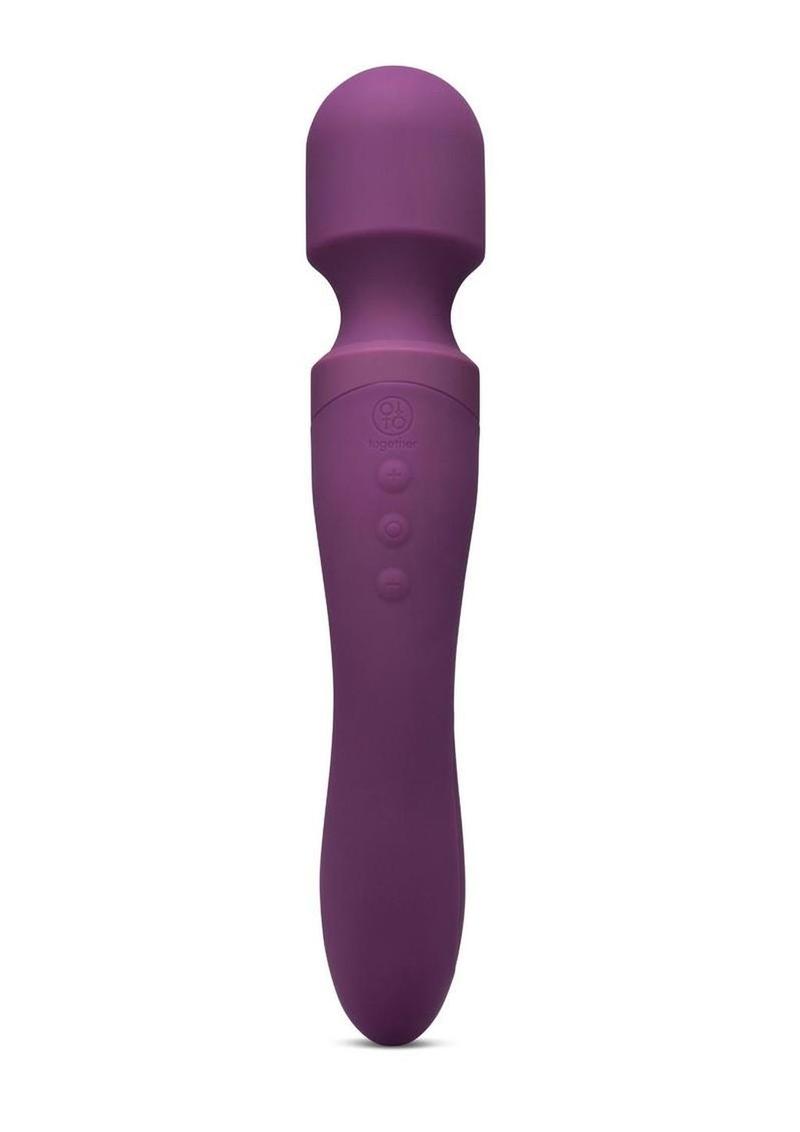 Together Ergo Wand Silicone Rechargeable Massager - Purple
