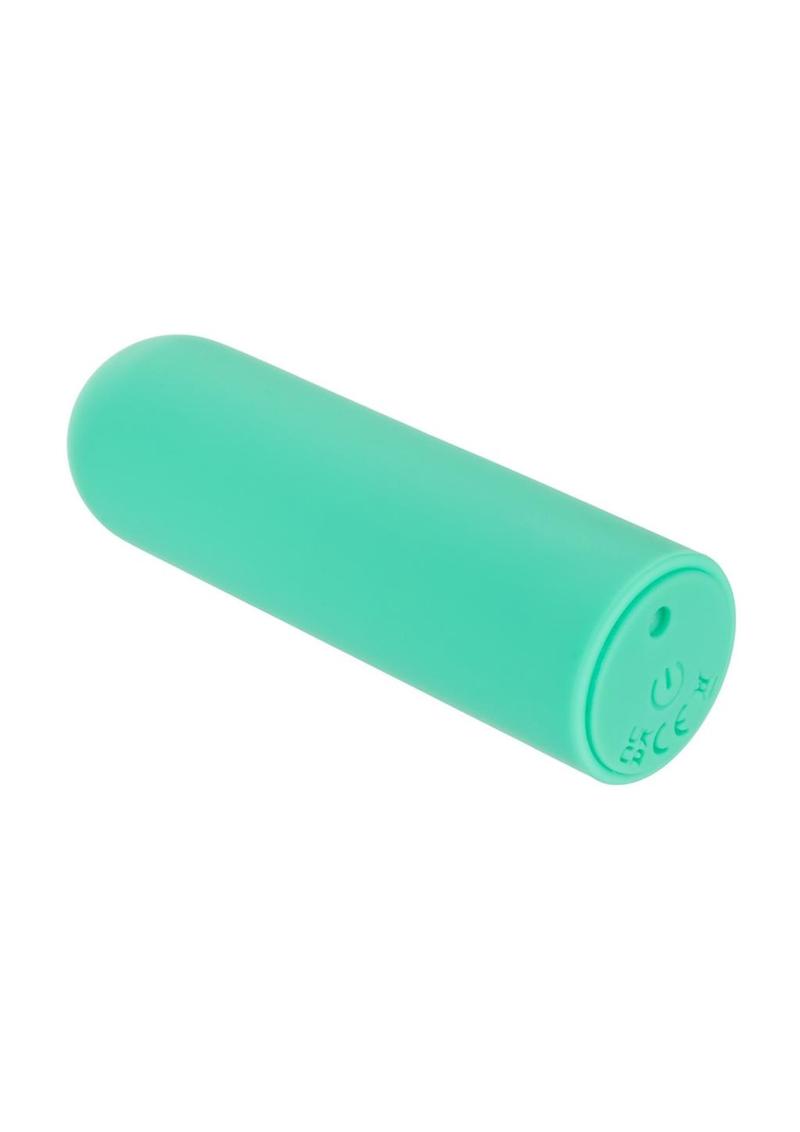 Turbo Buzz Rechargeable Rounded Mini Bullet - Green
