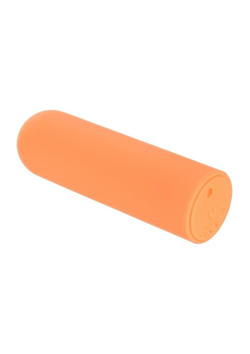 Turbo Buzz Rechargeable Rounded Mini Bullet - Orange