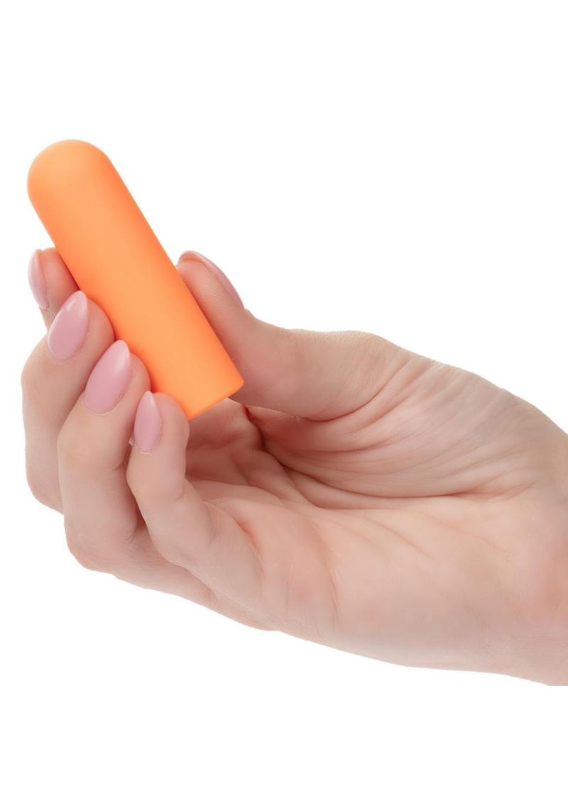 Turbo Buzz Rechargeable Rounded Mini Bullet - Orange