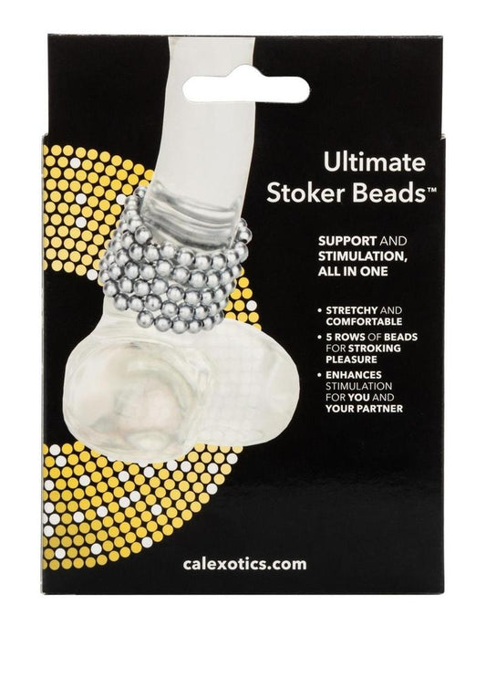Ultimate Stroker Beads Cock Ring - Silver