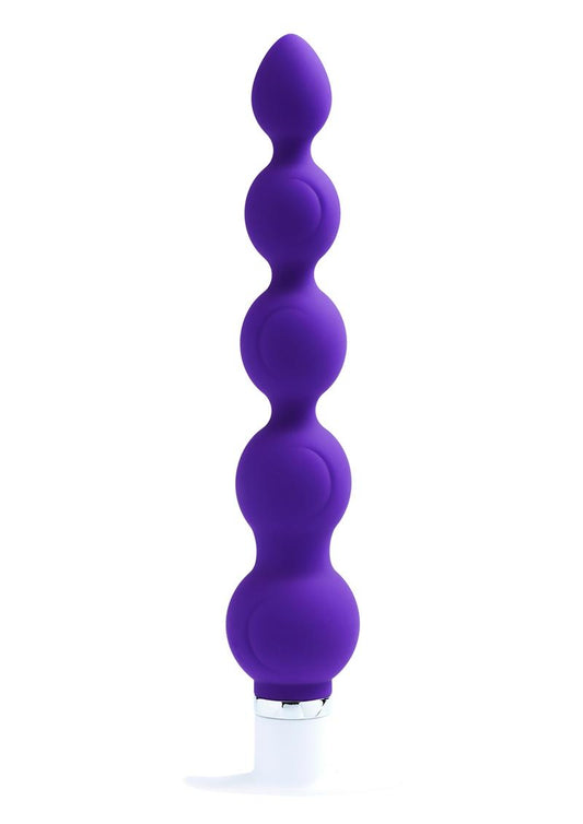 Vedo Quaker Silicone Anal Beads - Into You - Blue/Indigo