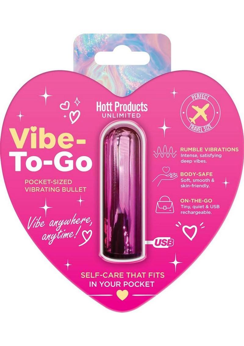 Vibe to Go Rechargeable Mini Bullet - Pink