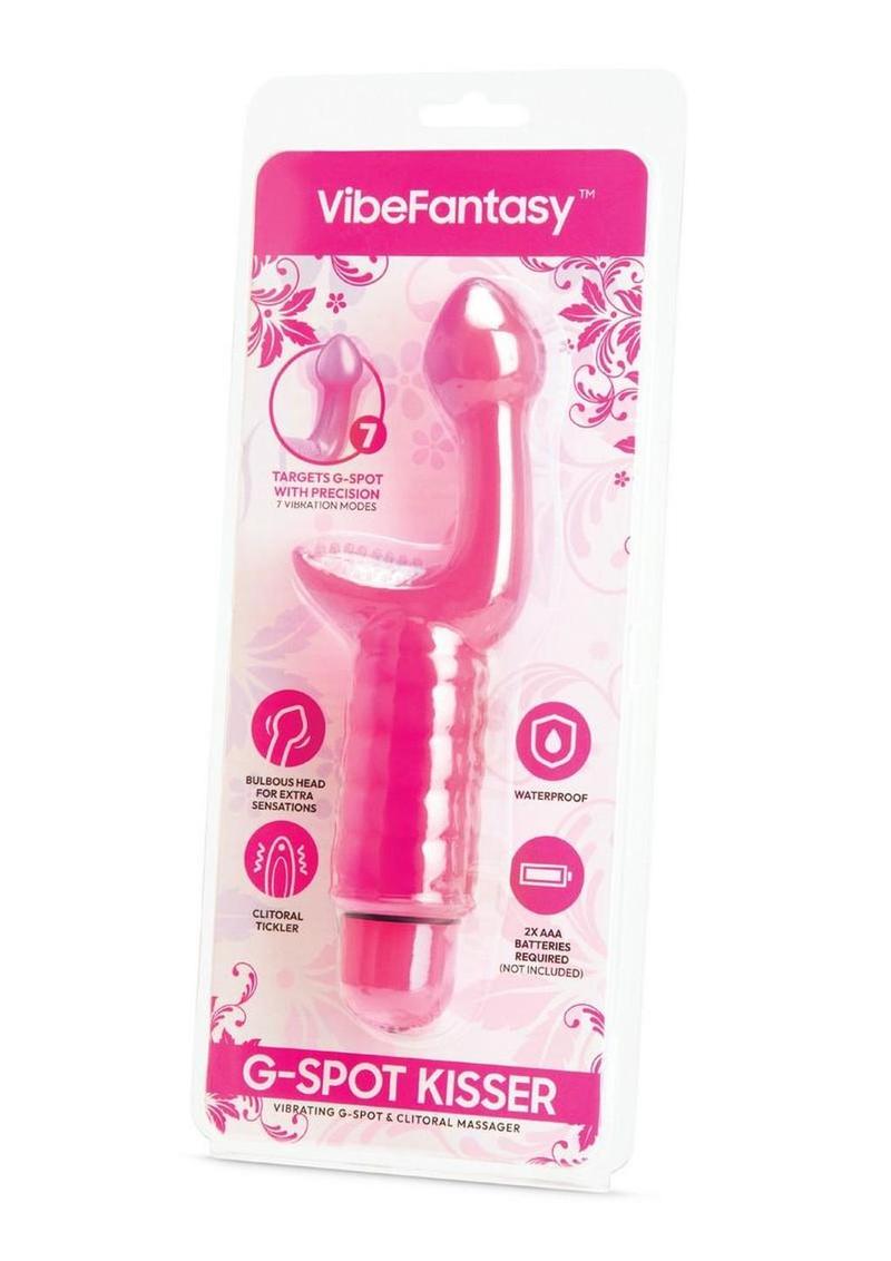 Vibefantasy G-Spot Kisser with Clitoral Stimulator - Pink