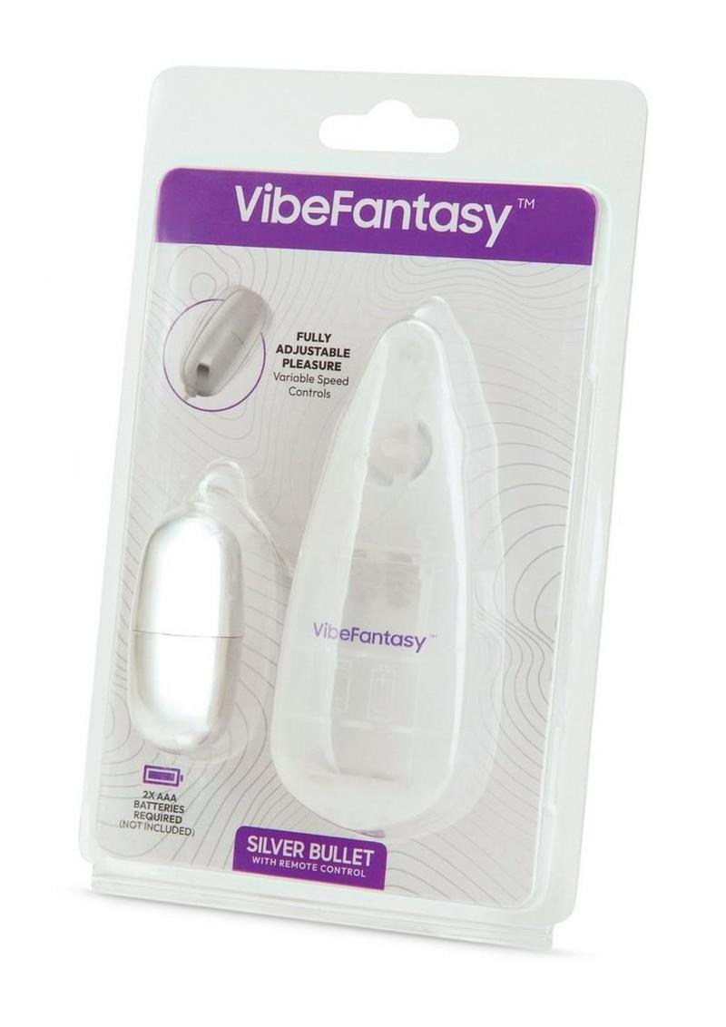 Vibefantasy Silver Bullet with Remote Control - Frost/Silver