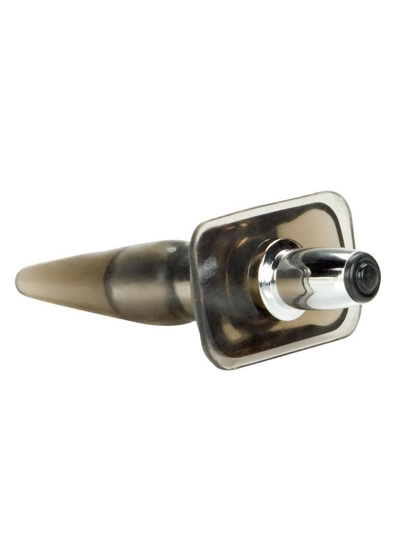 Vibrating High Intensity Probe Butt Plug - Smoke