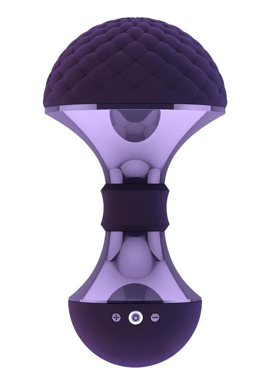 Vive Enoki Rechargeable Silicone Bendable Massager - Purple