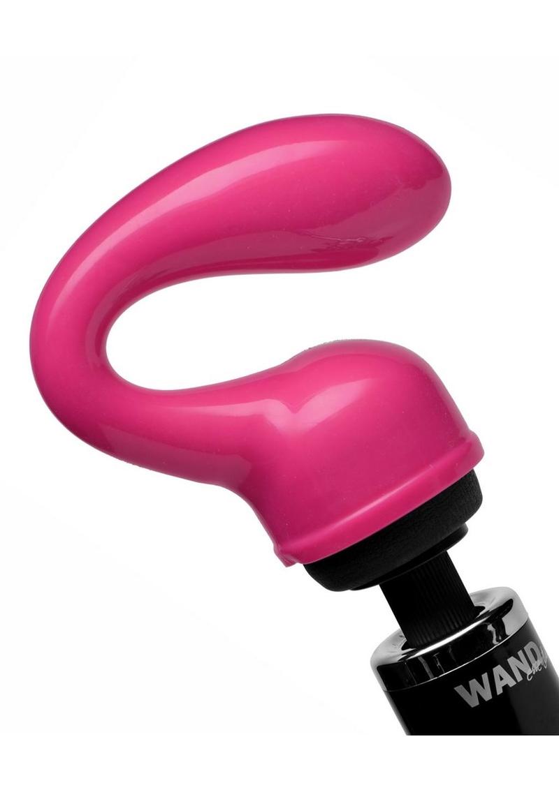 Wand Essentials Deep Glider Curbed G-Spot Attachment - Pink