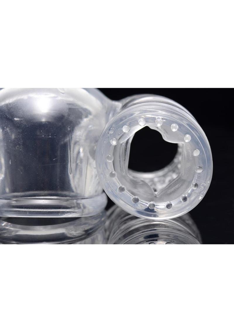 Wand Essentials Twin Turbo Strokers Attachment - Clear