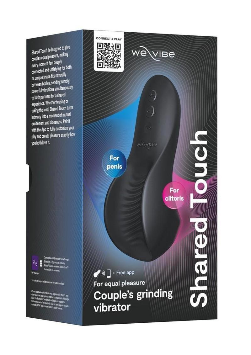 We-Vibe Shared Touch App Compatible Rechargeable Silicone Couple's Grinding Vibrator - Black