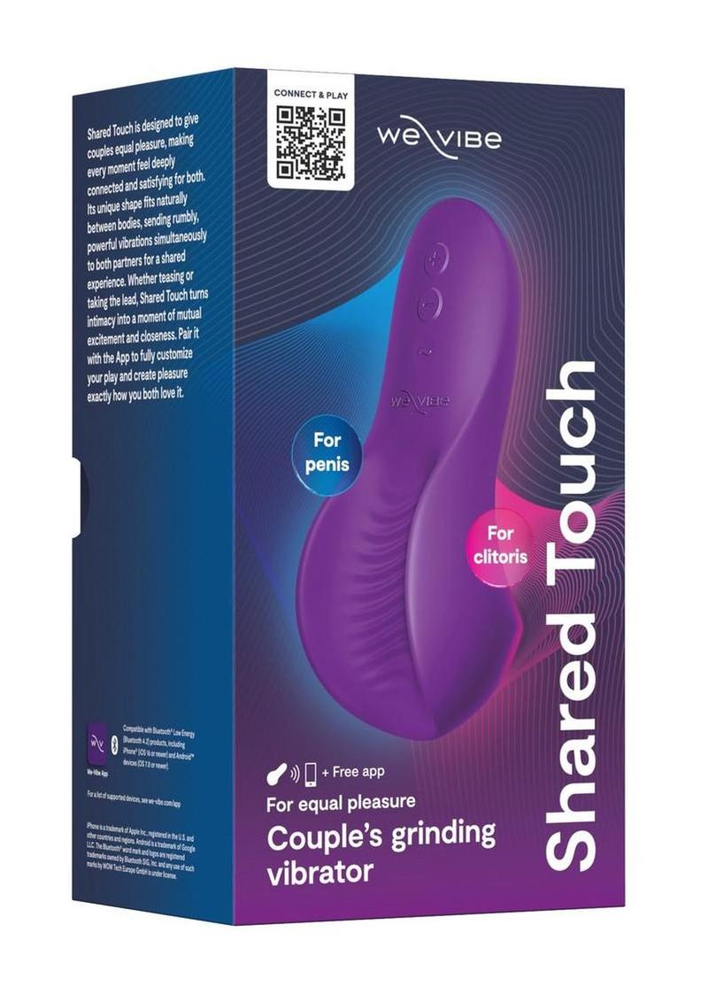 We-Vibe Shared Touch App Compatible Rechargeable Silicone Couple's Grinding Vibrator - Purple