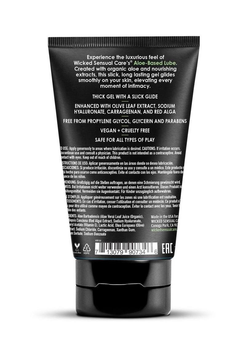 Wicked Sensual Aloe Lubricant - 4oz