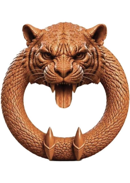 Wild Things Animal Rings Pussy Cat Rechargeable Silicone Vibrating Cock Ring - Orange