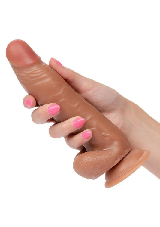 Working Stiff The Ceo Realistic Posable Dildo with Suction Cup - Chocolate
