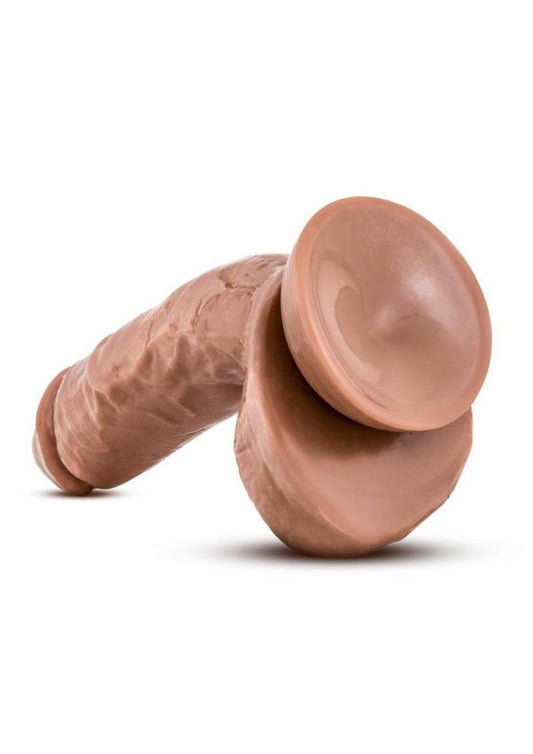 X5 Mister Grande Dildo with Balls - Caramel - 8.5in