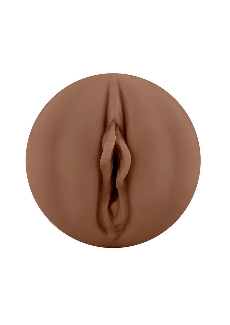 Zero Tolerance Tight Lipped Rechargeable Pussy Masturbator - Chocolate