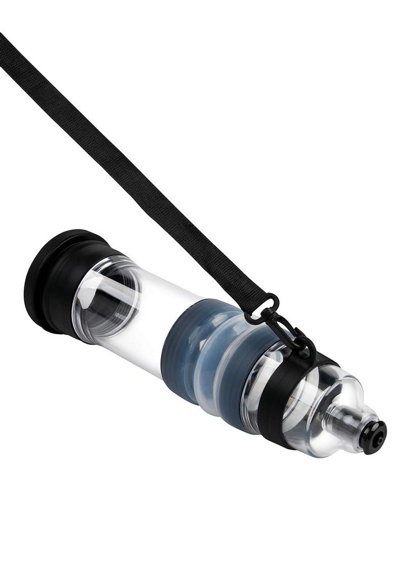 ZOLO Aquapump Auto Pro Silicone Penis Pump - Black/Blue